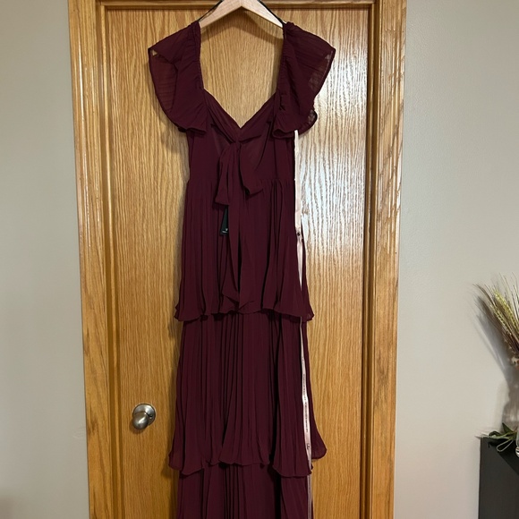 Pleated Purple Maxi Dress - Lulus Size S  **New With Tags** - Picture 5 of 8